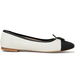 Bruno Magli Donatella Ballet Flat Black/Cream New
