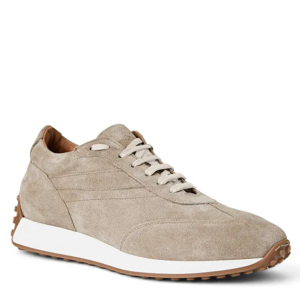 Bruno Magli Duccio Mid Suede Jogger Sneaker-Taupe Taupe Suede Sale