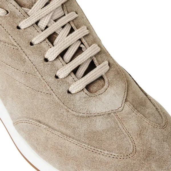 Bruno Magli Duccio Mid Suede Jogger Sneaker-Taupe Taupe Suede Sale