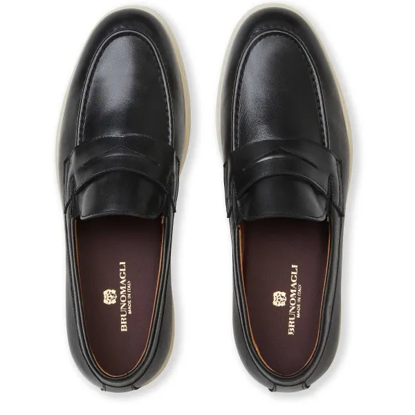 Bruno Magli Ettore Slip On Loafer Leather Black Online