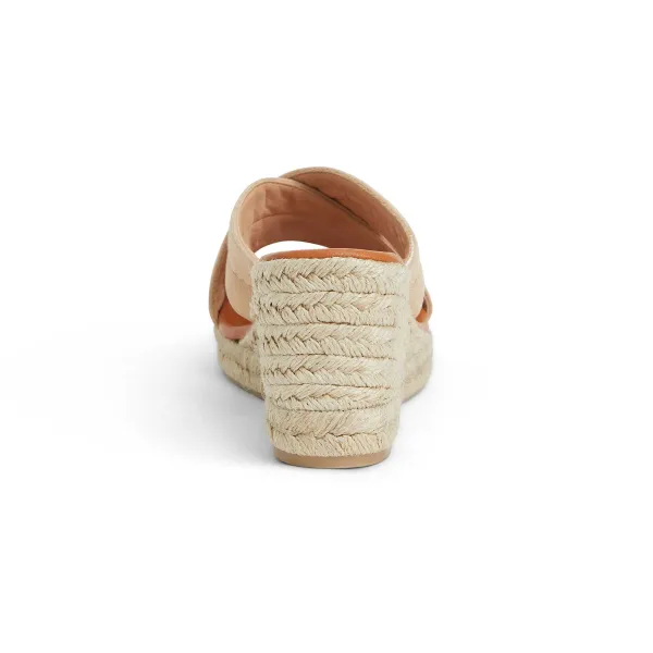 Bruno Magli Eva Wedge Heel Sand Suede