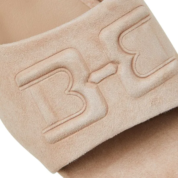 Bruno Magli Fabia Single Banded Slide Sand Suede Clearance