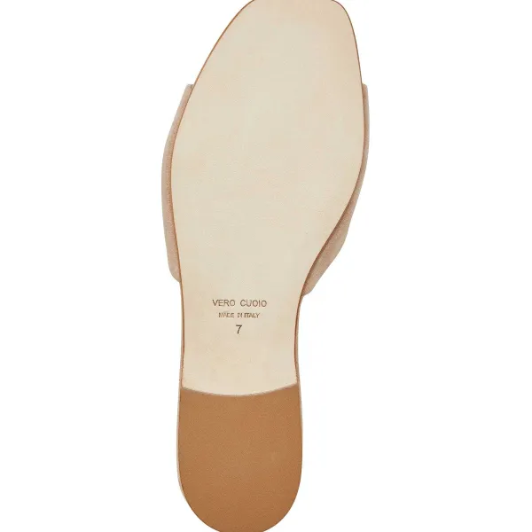 Bruno Magli Fabia Single Banded Slide Sand Suede New