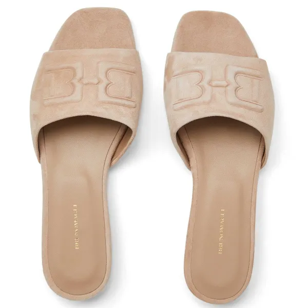 Bruno Magli Fabia Single Banded Slide Sand Suede New