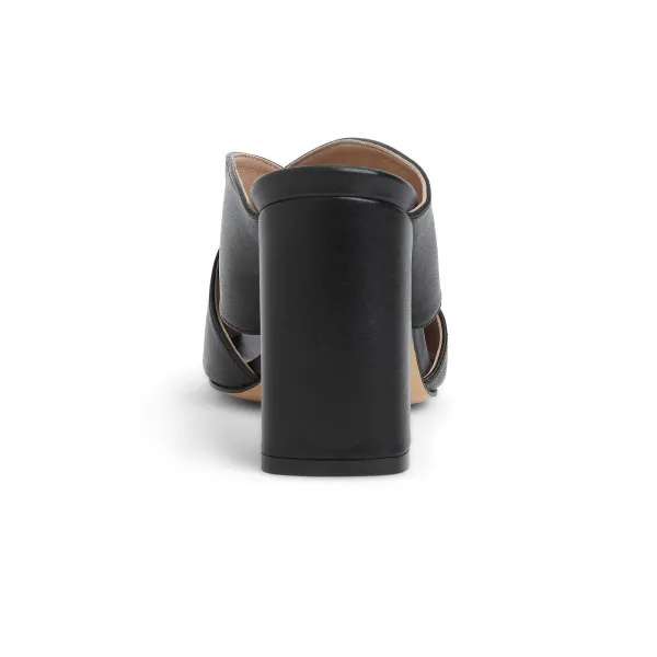 Bruno Magli Fatima Cross Band Heel Black