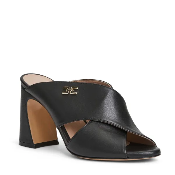 Bruno Magli Fatima Cross Band Heel Black