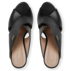 Bruno Magli Fatima Cross Band Heel Black
