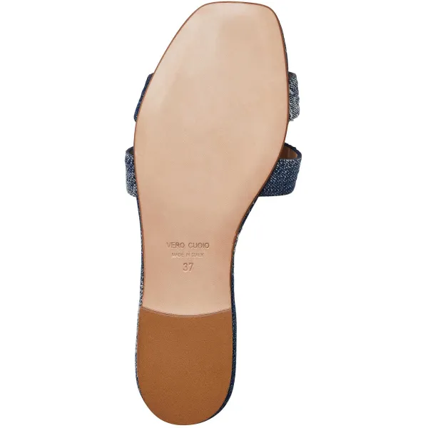 Bruno Magli Fina Single Band Sandal Denim Hot