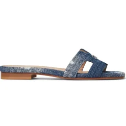 Bruno Magli Fina Single Band Sandal Denim Sale