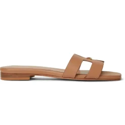 Bruno Magli Fina Single Band Sandal Cognac Cognac Leather