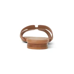 Bruno Magli Fina Single Band Sandal Cognac Cognac Leather
