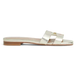 Bruno Magli Fina Single Band Sandal Metallic Gold Outlet