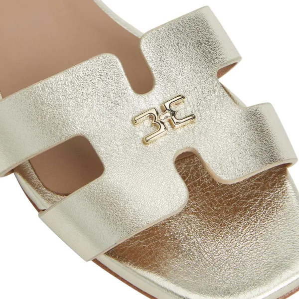 Bruno Magli Fina Single Band Sandal Metallic Gold Clearance