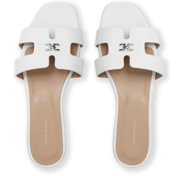 Bruno Magli Fina Single Band Sandal White White Leather Online