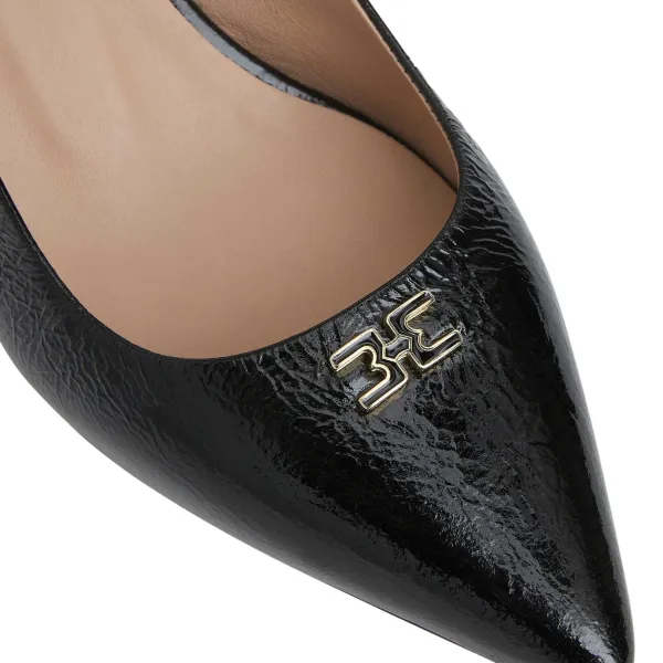 Bruno Magli Fiona Slingback Pump Black Crinkle Patent Black Patent Leather Online