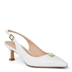 Bruno Magli Fiona Slingback Pump White Crinkled Patent White Patent Leather Online
