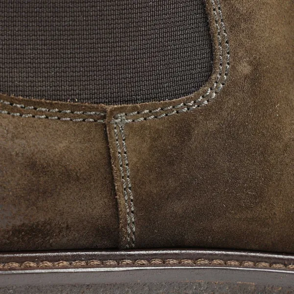 Bruno Magli Gasol Twin-Gore Chelsea Boot Dark Brown Sale