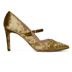 Bruno Magli Gemma Mary Jane Pump Olive Velvet Best