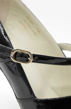 Bruno Magli Gemma Mary-Jane Leather Pump Black Patent Online