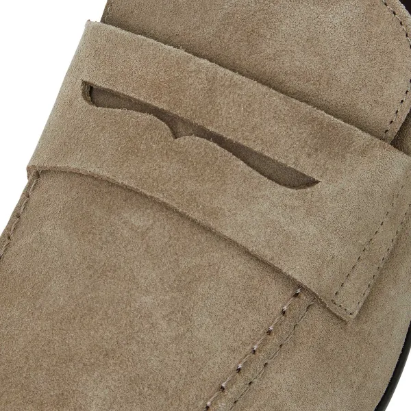 Bruno Magli Lastra Slip On Loafer Sand Suede Outlet