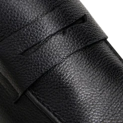 Bruno Magli Lastra Slip-On Leather Loafer-Black Black Leather Outlet