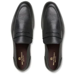 Bruno Magli Lastra Slip-On Leather Loafer-Black Black Leather Outlet