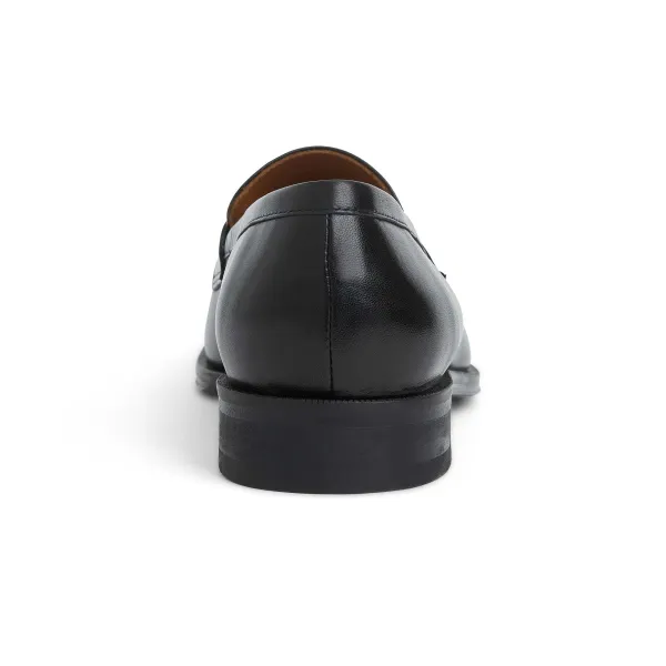 Bruno Magli Maioco Slip On Loafer Black Leather Hot