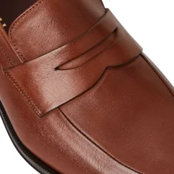 Bruno Magli Maioco Slip On Loafer Leather Cognac New