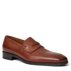 Bruno Magli Maioco Slip On Loafer Leather Cognac Discount