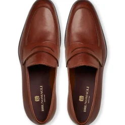 Bruno Magli Maioco Slip On Loafer Leather Cognac Discount