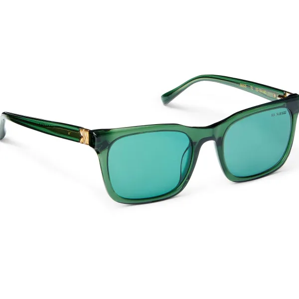 Bruno Magli Maris Limited Edition Women's Classic Square Frame Sunglasses Teal Discount