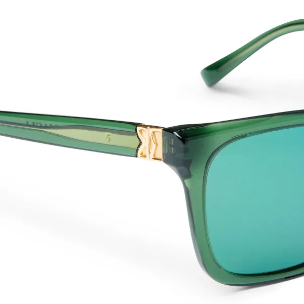 Bruno Magli Maris Limited Edition Women's Classic Square Frame Sunglasses Teal Discount