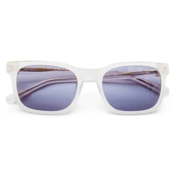 Bruno Magli Maris Limited Edition Women's Classic Square Frame Sunglasses Grey Pink Discount