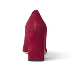 Bruno Magli Melania Square Toe Suede Pump Suede Ruby Online