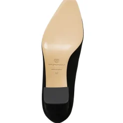 Bruno Magli Melania Square Toe Suede Pump Black Suede Online
