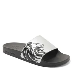 Bruno Magli Messe Shower Slide Silver Best