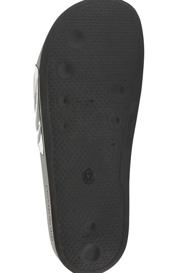 Bruno Magli Messe Shower Slide Silver Best