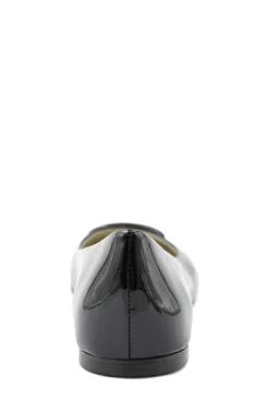 Bruno Magli Mimi Signature Leather Ballet Flat Black Patent New