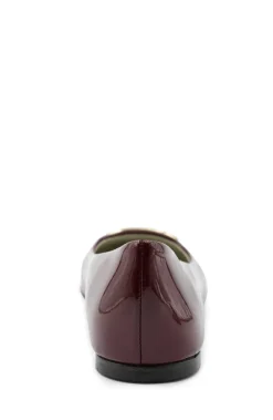 Bruno Magli Mimi Signature Leather Ballet Flat - Bordeaux Patent Bordeaux-Patent Online