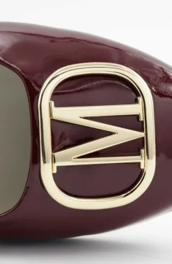 Bruno Magli Mimi Signature Leather Ballet Flat - Bordeaux Patent Bordeaux-Patent Online