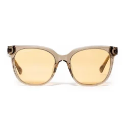 Bruno Magli Mona Square Acetate Sunglasses Nude