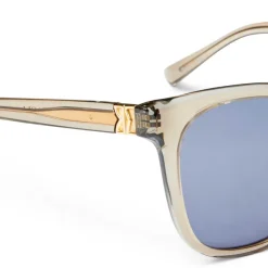 Bruno Magli Monas Limited Edition Women's Oversized Sunglasses Crystal Nude New