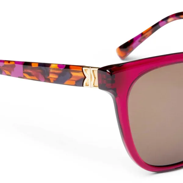 Bruno Magli Monas Limited Edition Women's Oversized Sunglasses Red Sale