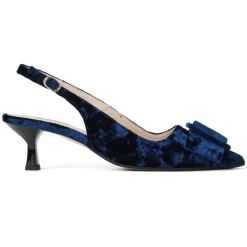 Bruno Magli Morena Slingback Pump Navy Velvet Best