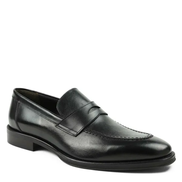Bruno Magli Nathan Penny Loafer Black Best