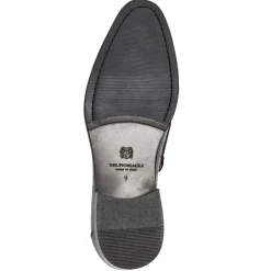 Bruno Magli Nathan Penny Loafer- Black Croc Black Croc-Print Leather Sale