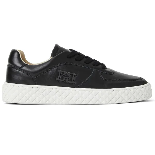 Bruno Magli Paola Platform Sneaker Leather Black Best