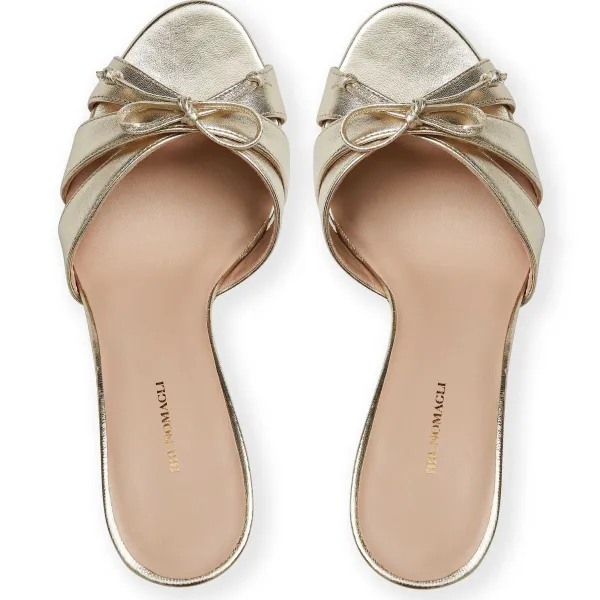 Bruno Magli Pema Pump Metallic Gold Hot