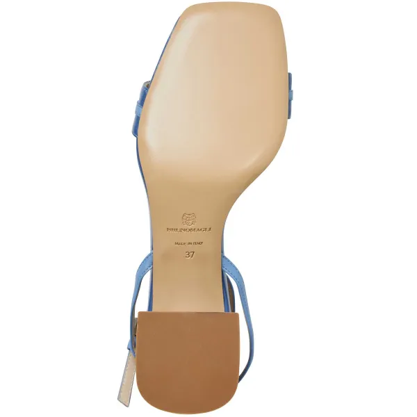 Bruno Magli Phoebe Sandal Blue Patent Blue Patent Leather Outlet
