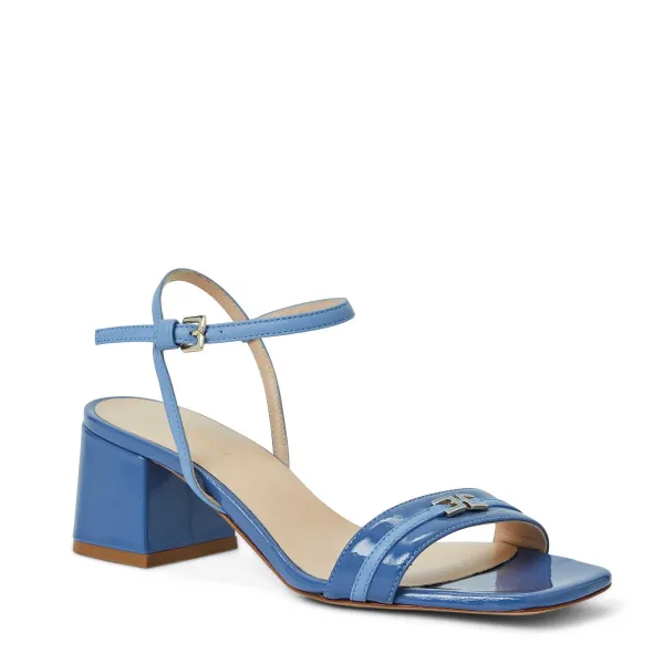 Bruno Magli Phoebe Sandal Blue Patent Blue Patent Leather Outlet